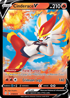 Cinderace V – Rare Holo V