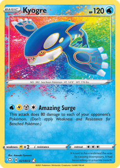 Kyogre – Amazing Rare
