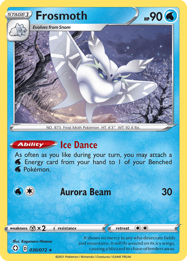Frosmoth – Rare Holo – Shining Fates