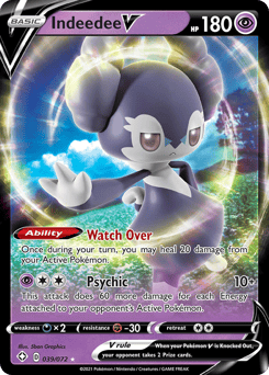 Indeedee V – Rare Holo V