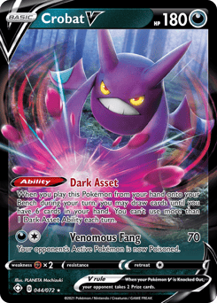 Crobat V – Rare Holo V
