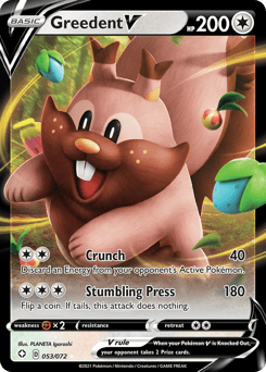 Greedent V – Rare Holo V