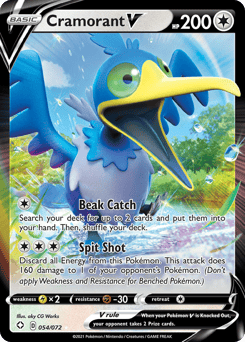 Cramorant V – Rare Holo V