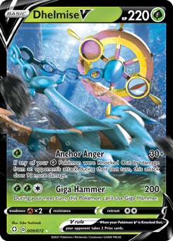 Dhelmise V – Rare Holo V