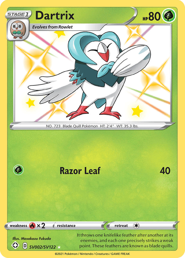 Dartrix – Shining Fates Shiny Vault