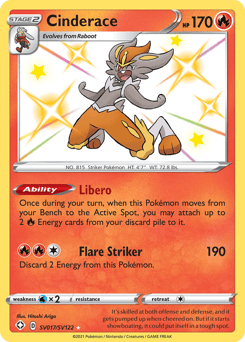 Cinderace – Rare Shiny