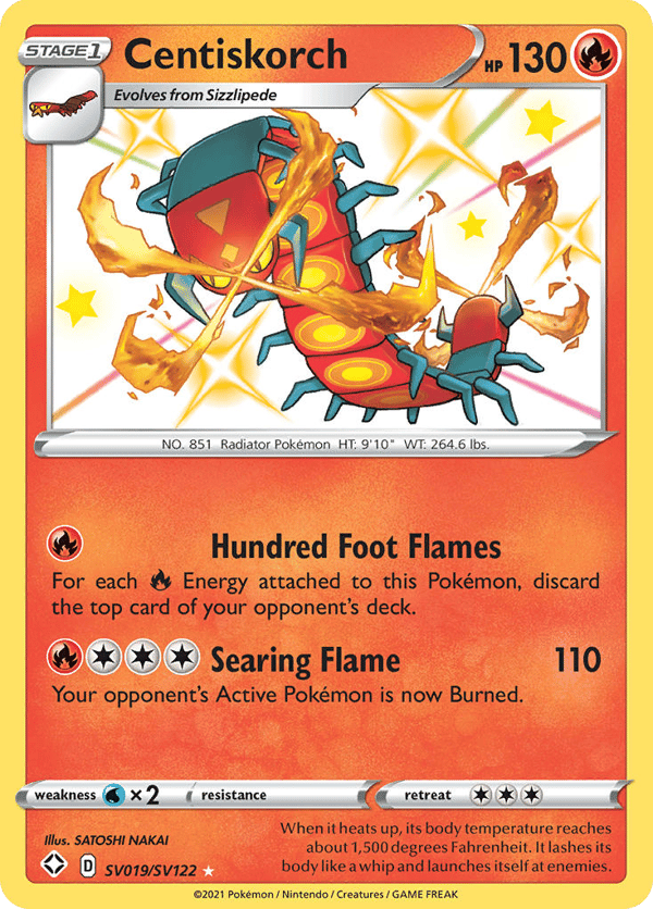 Centiskorch – Shining Fates Shiny Vault