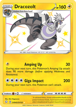 Dracozolt – Rare Shiny