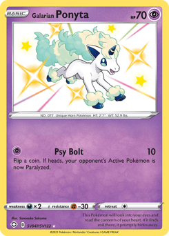 Galarian Ponyta – Rare Shiny