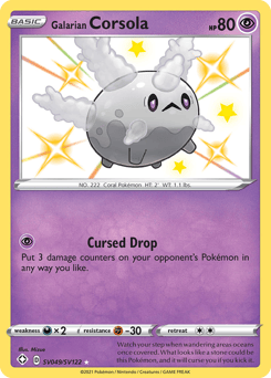 Galarian Corsola – Rare Shiny