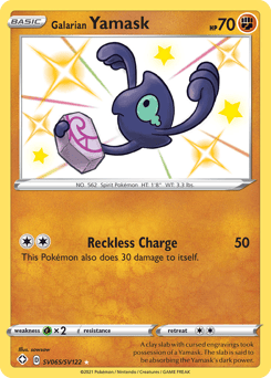 Galarian Yamask – Rare Shiny