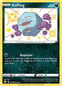 Koffing – Rare Shiny