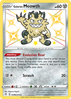 Galarian Meowth – Rare Shiny