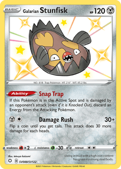 Galarian Stunfisk – Rare Shiny