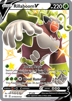 Rillaboom V – Rare Holo V