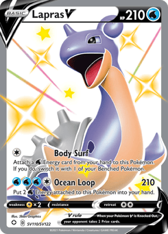 Lapras V – Rare Holo V