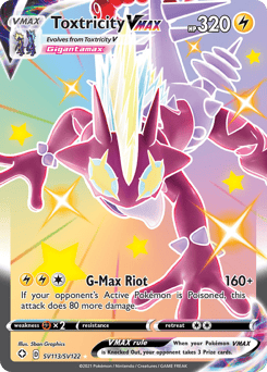Toxtricity VMAX – Rare Holo VMAX