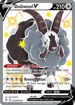 Dubwool V – Rare Holo V