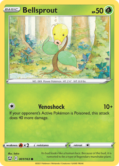 Bellsprout – Common – Battle Styles