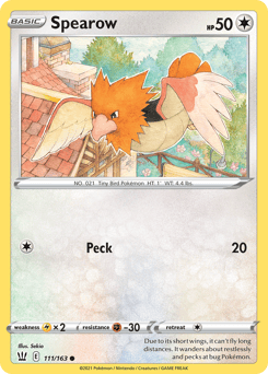Spearow – Common – Battle Styles