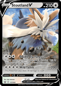 Stoutland V – Rare Holo V