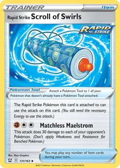 Rapid Strike Scroll of Swirls – Uncommon