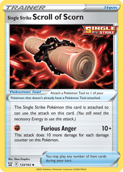 Single Strike Scroll of Scorn – Uncommon