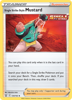Single Strike Style Mustard – Uncommon