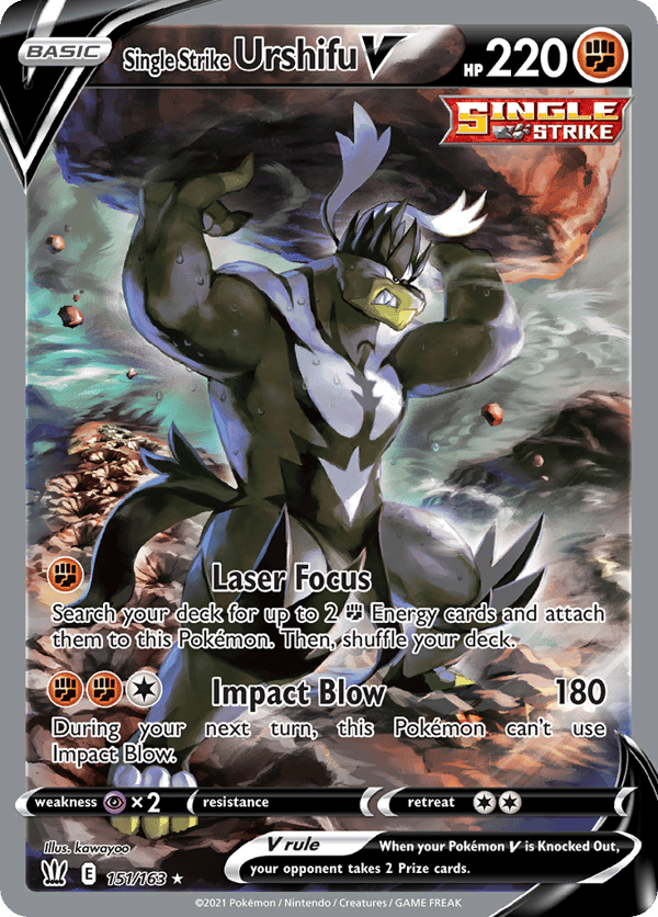 Single Strike Urshifu V – Rare Ultra – Battle Styles