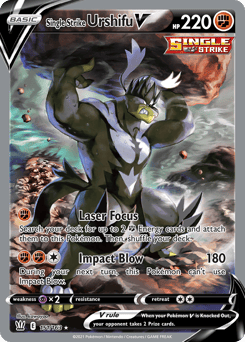 Single Strike Urshifu V – Rare Ultra