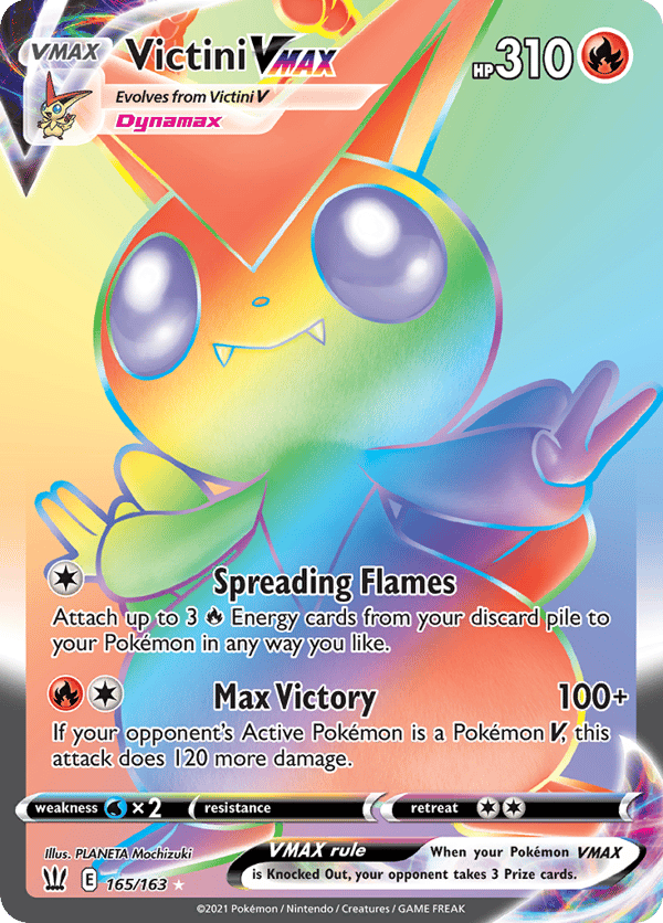 Victini VMAX – Rare Rainbow – Battle Styles