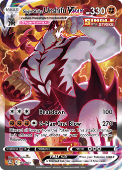 Single Strike Urshifu VMAX – Rare Rainbow