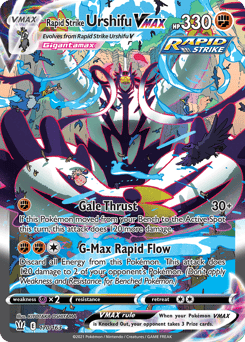 Rapid Strike Urshifu VMAX – Rare Rainbow