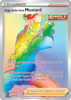 Single Strike Style Mustard – Rare Rainbow