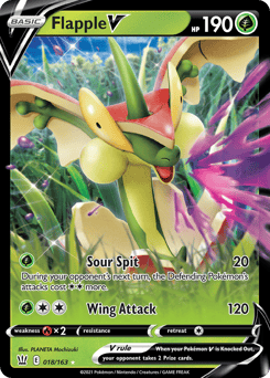 Flapple V – Rare Holo V