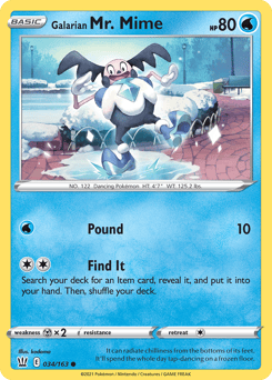 Galarian Mr. Mime – Common