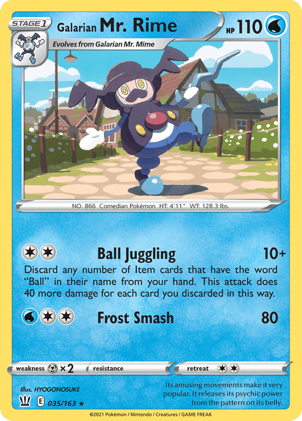 Galarian Mr. Rime – Rare – Battle Styles