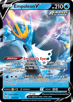 Empoleon V – Rare Holo V