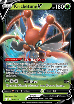 Kricketune V – Rare Holo V