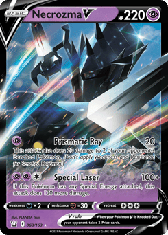 Necrozma V – Rare Holo V