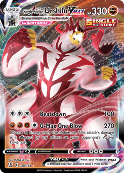 Single Strike Urshifu VMAX – Rare Holo VMAX