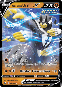 Rapid Strike Urshifu V – Rare Holo V