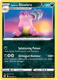 Galarian Slowbro – Rare – Battle Styles