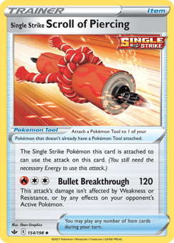Single Strike Scroll of Piercing – Uncommon