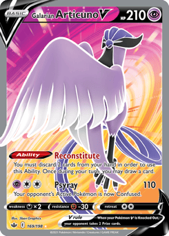 Galarian Articuno V – Rare Ultra – Chilling Reign