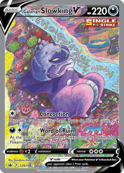 Galarian Slowking V – Rare Ultra