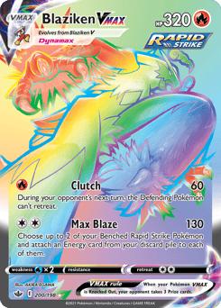 Blaziken VMAX – Rare Rainbow