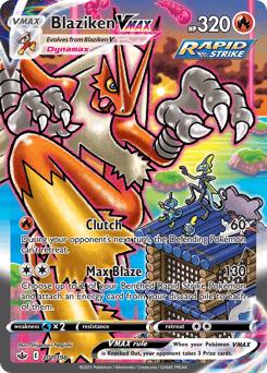 Blaziken VMAX – Rare Rainbow