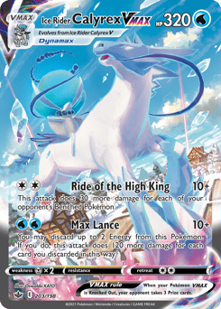 Ice Rider Calyrex VMAX – Rare Rainbow