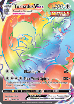 Tornadus VMAX – Rare Rainbow